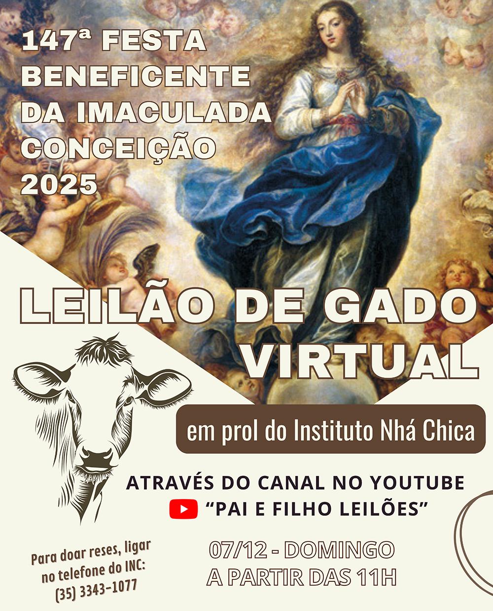 ESTÁ CHEGANDO O NOSSO TRADICIONAL LEILÃO DE GADO VIRTUAL!