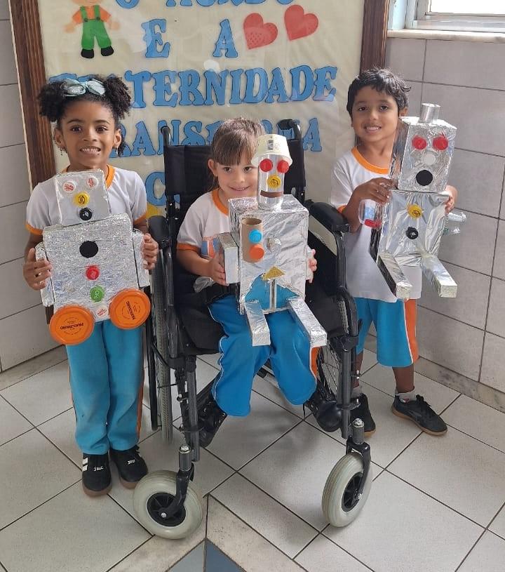 CONSTRUINDO UM ROBÔ PARA TRABALHAR AS FORMAS GEOMÉTRICAS