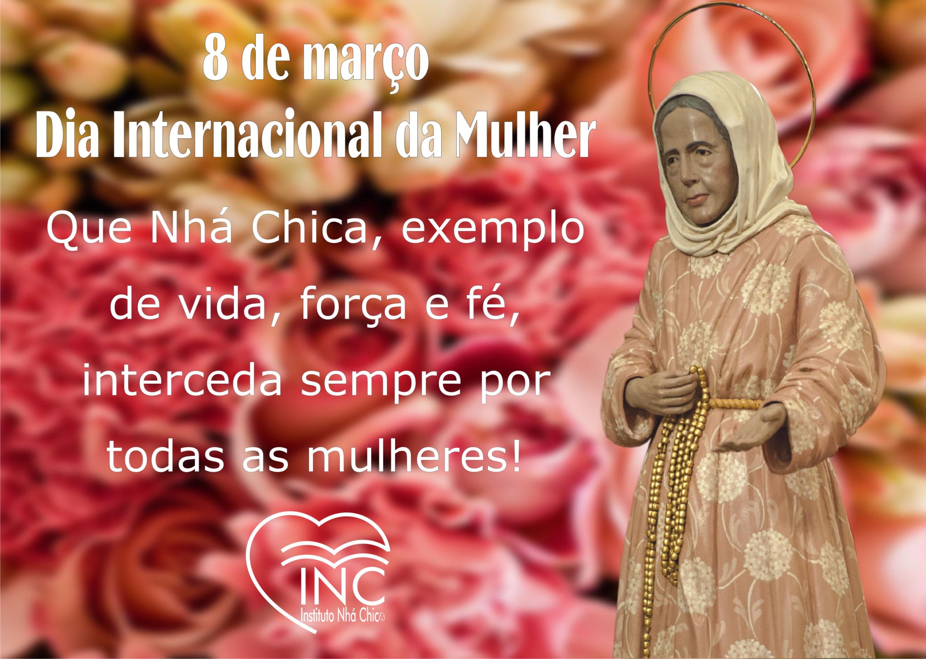 FELIZ DIA INTERNACIONAL DA MULHER!
