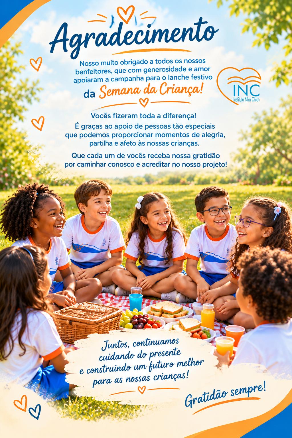 GRATIDÃO QUE SE TRANSFORMA EM ALEGRIA!