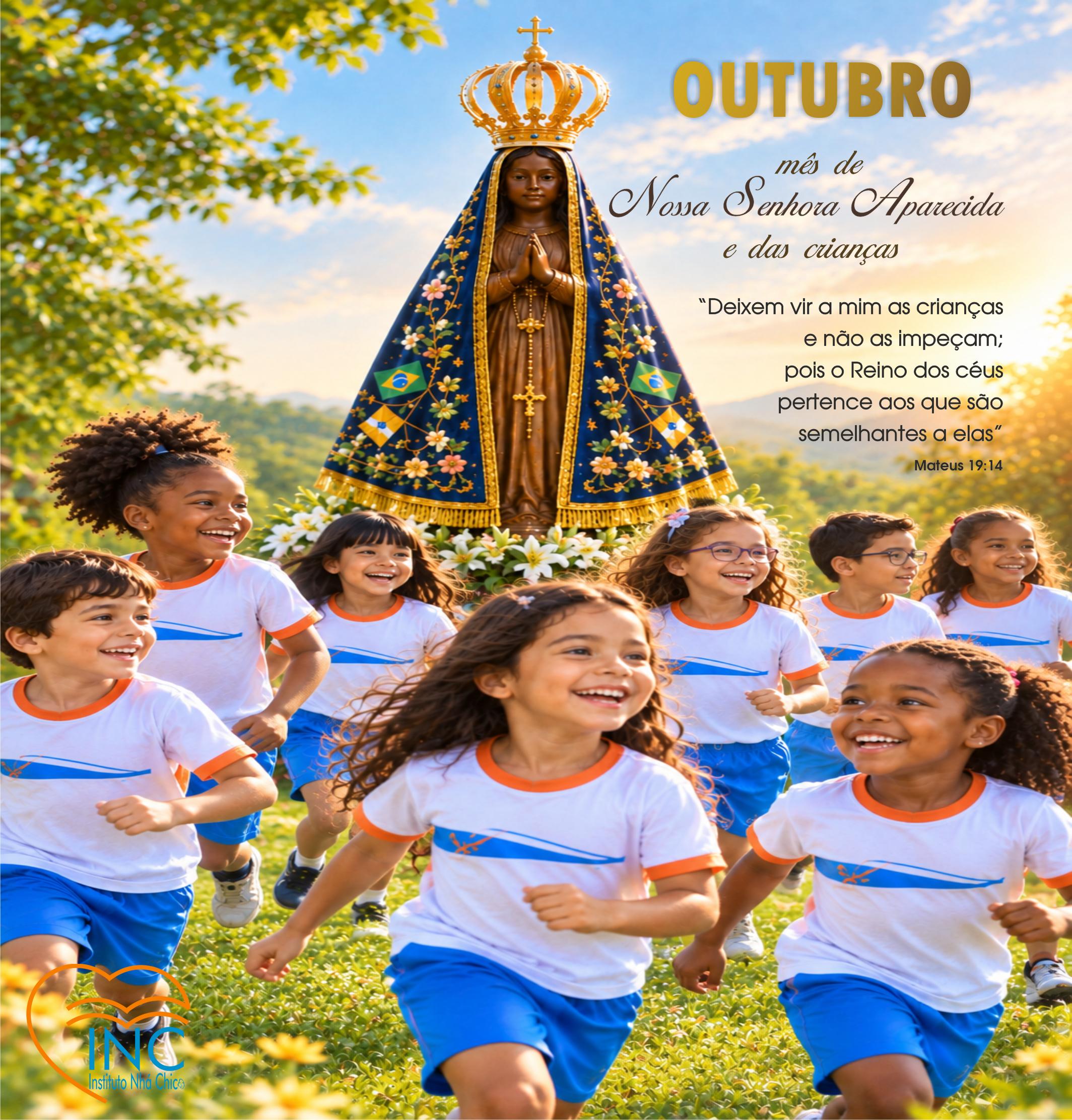 OUTUBRO: MÊS DE NOSSA SENHORA APARECIDA E DAS CRIANÇAS!